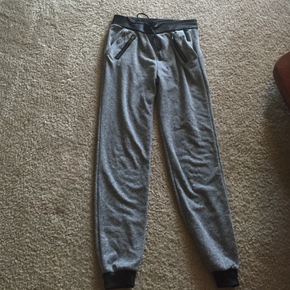 Gray joggers