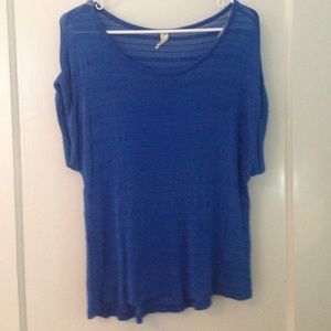 Cobalt Blue Sweater Top