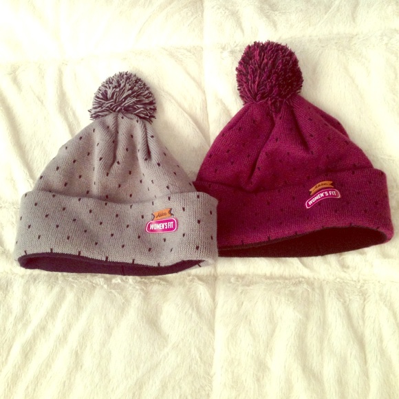 TWO Adidas women fit snow caps!