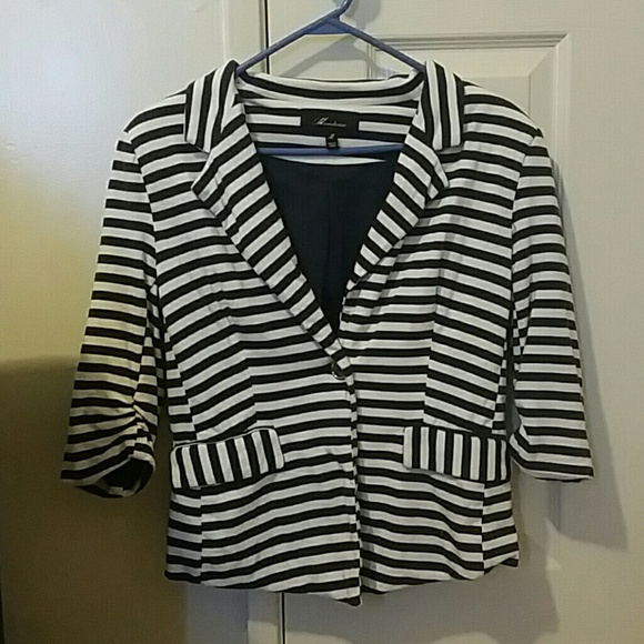Blue & white blazer - Picture 1 of 2