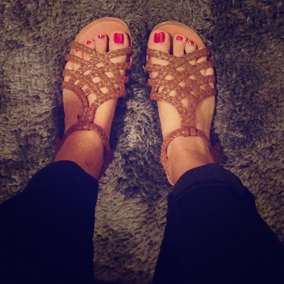 Braided sandals