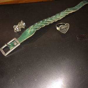 GENUINE LEATHER FOSSIL BRACELET ⭐️BUNDLE DEAL⭐️