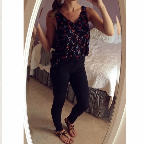 Free People Cropped Tank Top - Picture 3 of 3