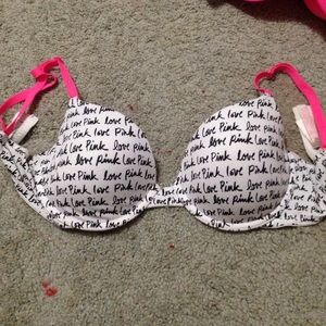 Pink Victoria's Secret bra