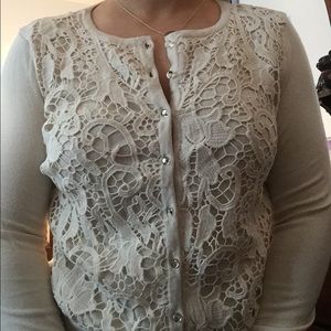 Adorable lace cardigan