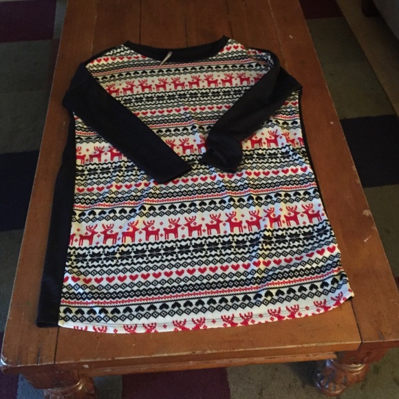 Half Sleeve Red Lolly Seasonal Dress - Picture 1 of 2