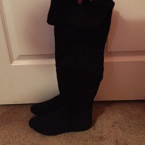 Knee High Suede Boots