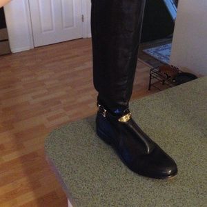 Michael Kors black riding boots