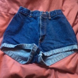 High waisted shorts
