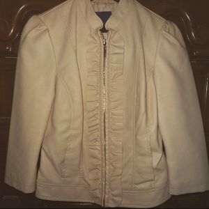 pale pink leather jacket 🌸🌸🌸