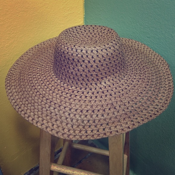 "Straw" Floppy Hat