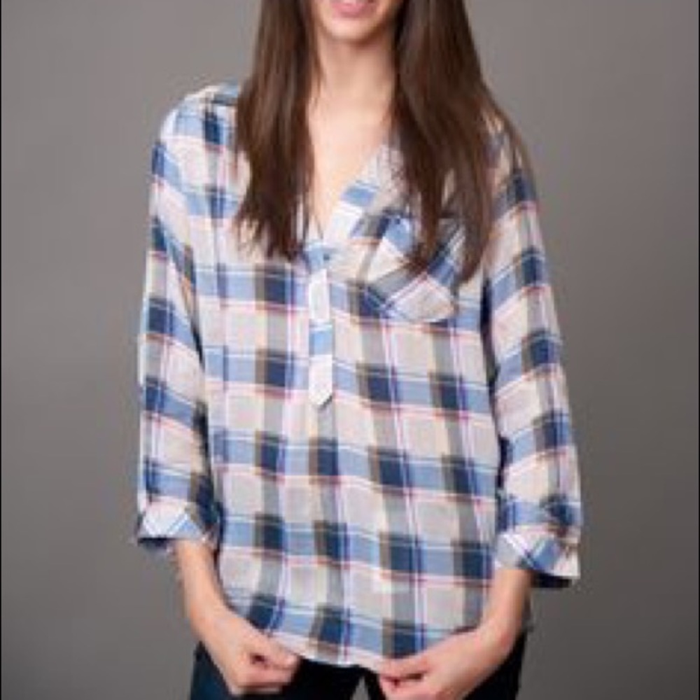 Red Dress Boutique Plaid Blouse