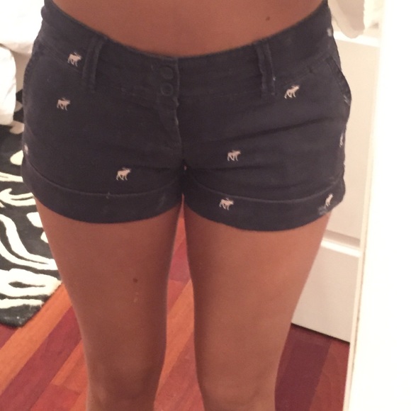 Dark blue Abercrombie & Fitch shorts