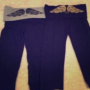 Bundle deal VS wide crop yoga pants.
