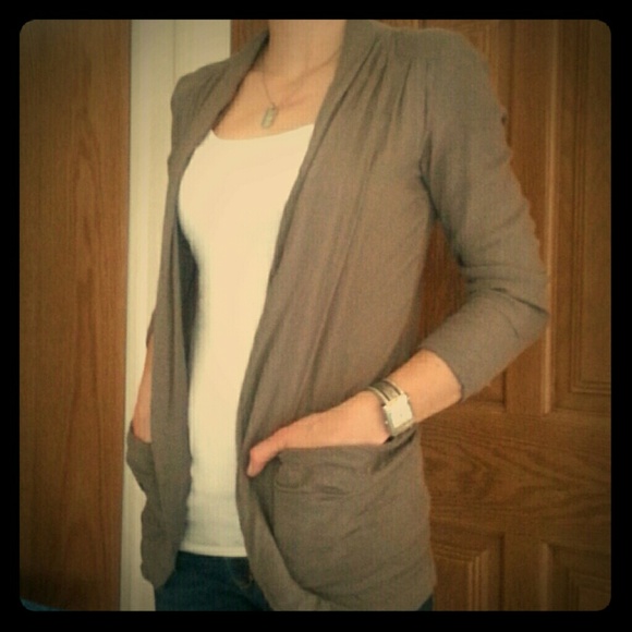 Gray Cardigan