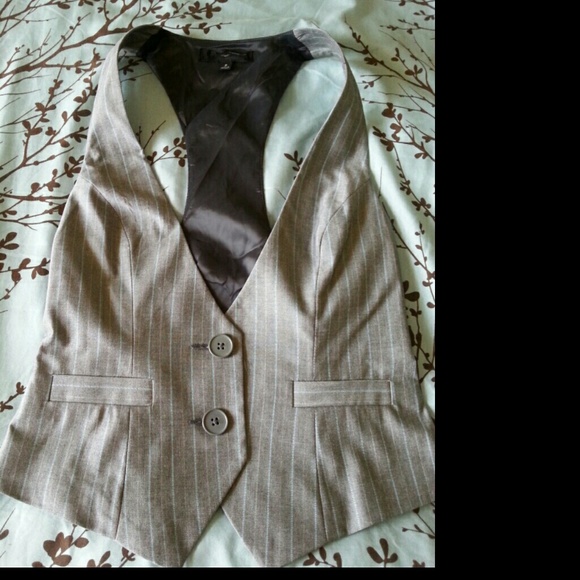 Gray vest