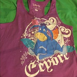 Eeyore Racerback tank