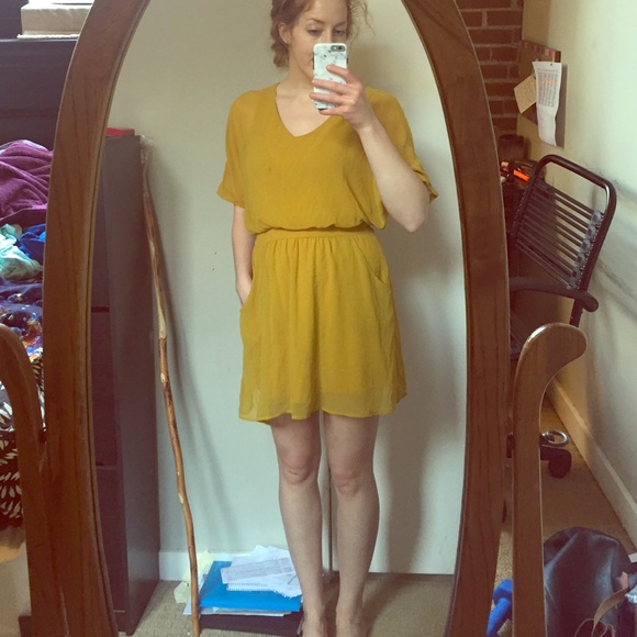 Mustard Yellow Dress