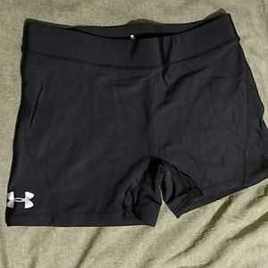 Black Under Armour Compression Shorts