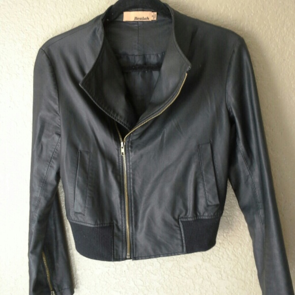 leather (faux) jacket