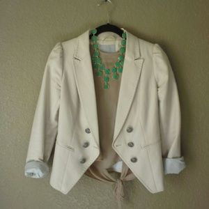 H&M modern classic nude BLAZER