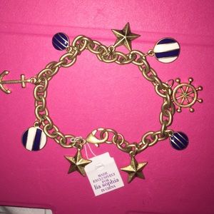 *SOLD*Lia Sophia nautical charm bracelet