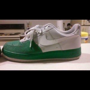 Green Air Force Ones