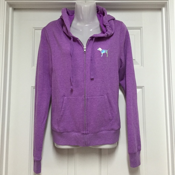 PINK Victoria's Secret Jackets & Blazers - 🔴SALE🔴 Purple 💜 VS Zip Up Hoodie!