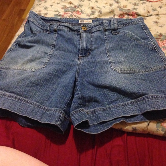 Denim shorts