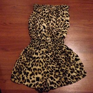 Cheetah romper