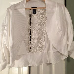 White TORRID shrug