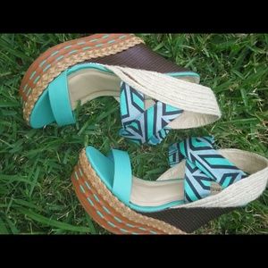 Turquoise Wedges