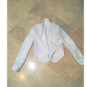 BCBG sequin blazer