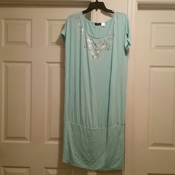 Banded bottom tunic dress