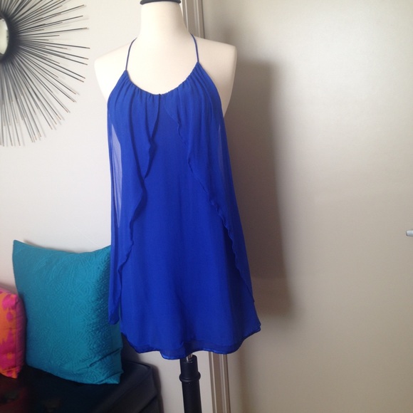 Royal Blue Mini Dress