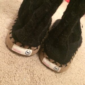 Victoria's Secret tall cozy slippers