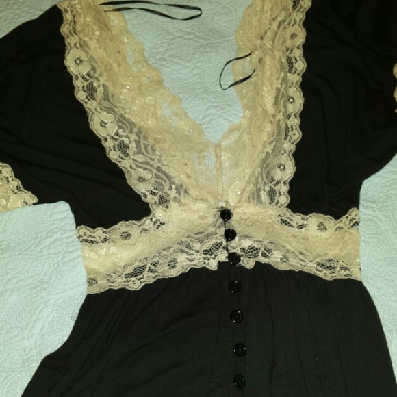 Black dress top