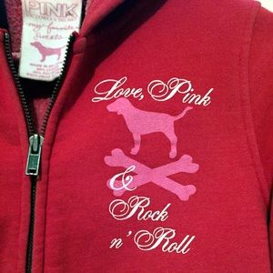 VS pink sweatshirt