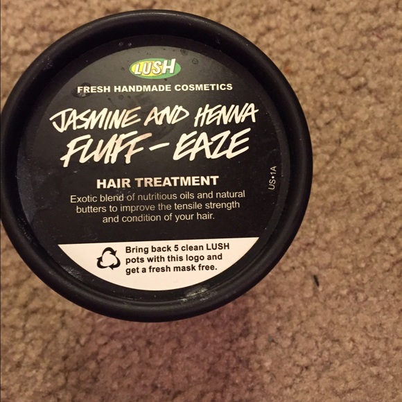 Lush jasmine and henna fluff eaze hair treatment