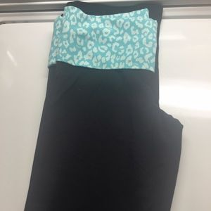 Pink Victoria's Secret boot cut leggings