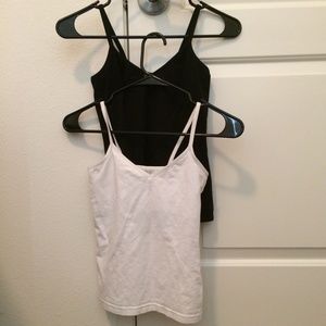 Bundle: American Apparel White & Black Cami. XS.