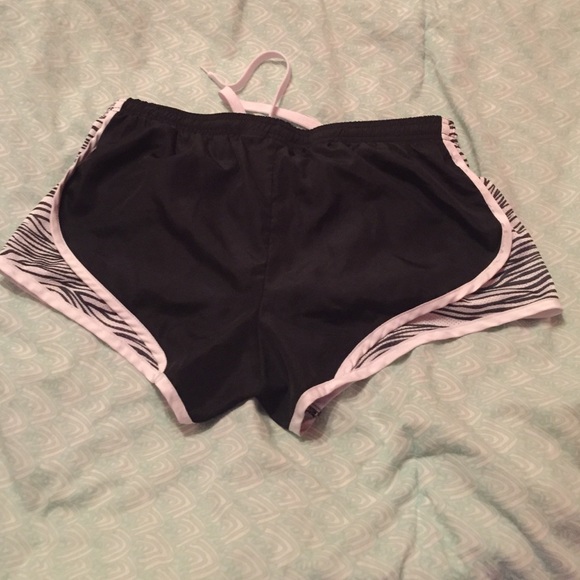 Zebra Print Workout Shorts