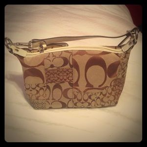 Brown logo Coach handbag