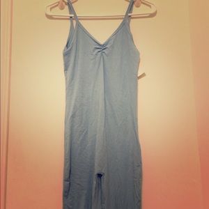 Cotton Spandex Jersey Unitard (Baby Blue)