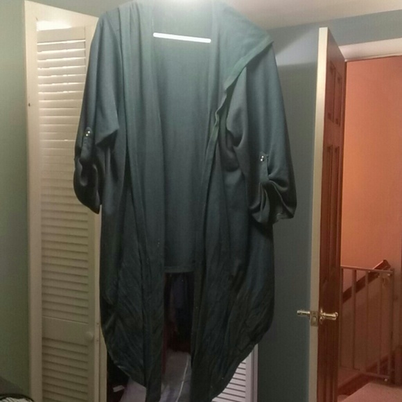 Blue/green cardigan