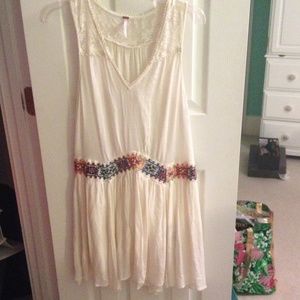 Free People Ivory summer dress