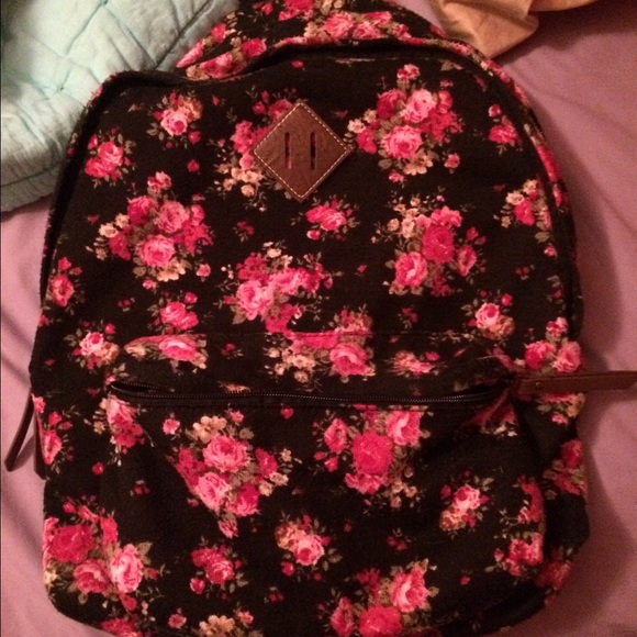 Floral backpack