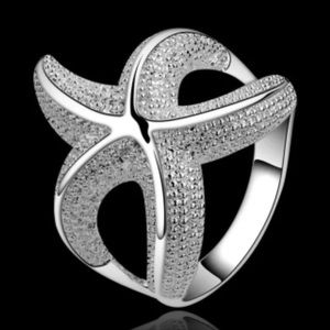 Sterling Starfish Ring