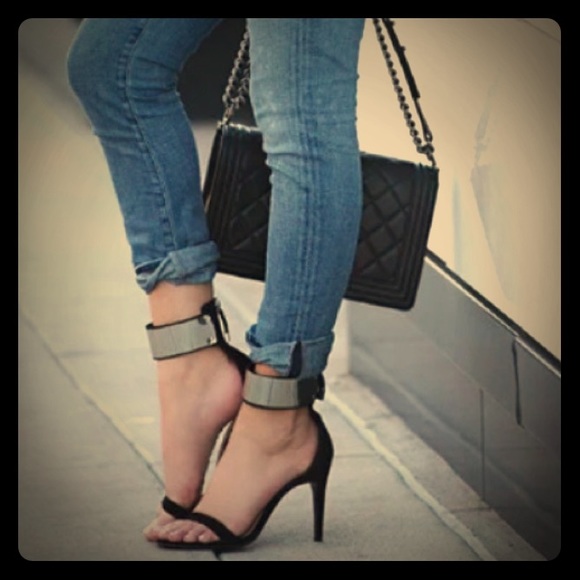 Zara, ankle strap heels