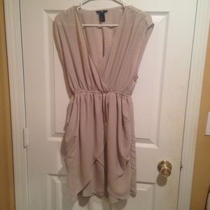 Beautiful taupe/grey Drape Dress